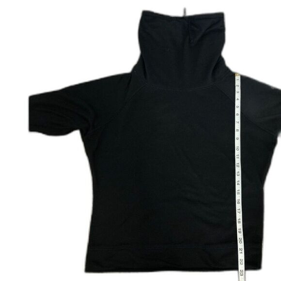 NIKE Sweatshirt Women's Size Small Black Dri-Fit Turtleneck Athletic Running - Picture 5 of 11